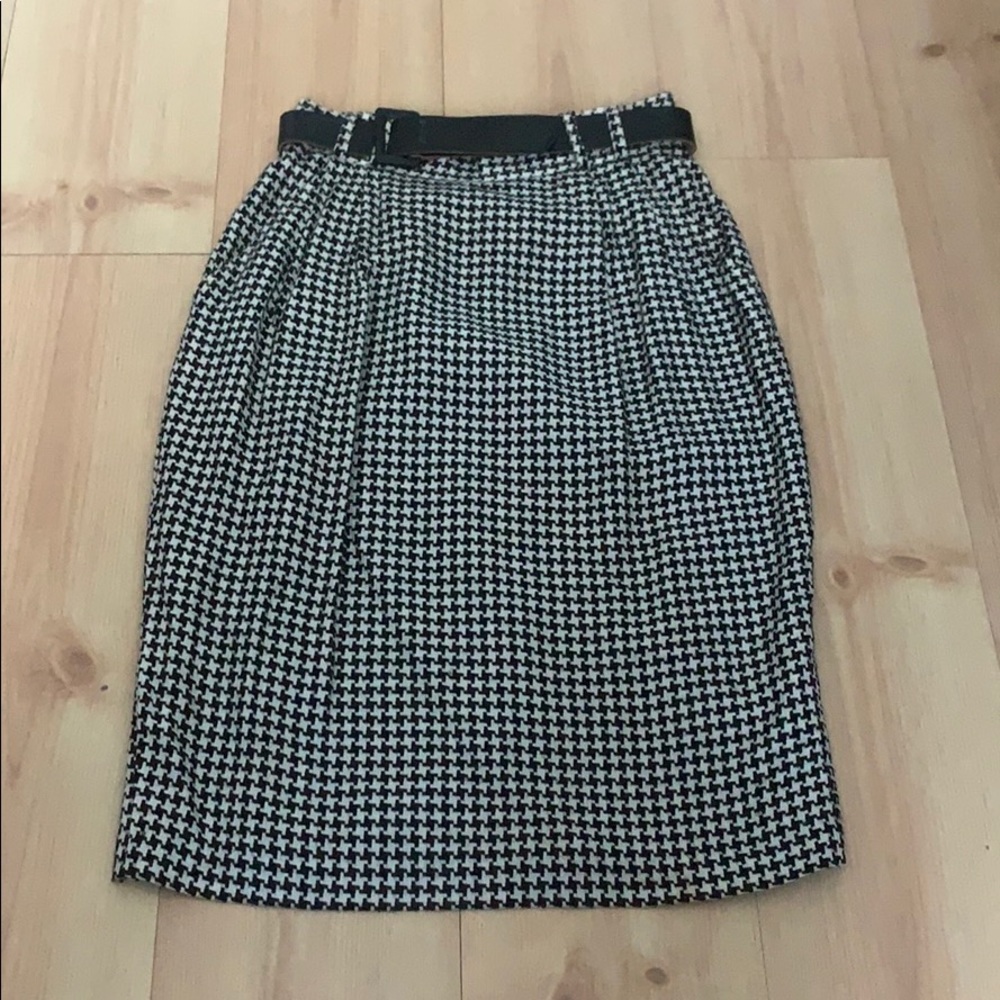 Vintage Hounds tooth skirt